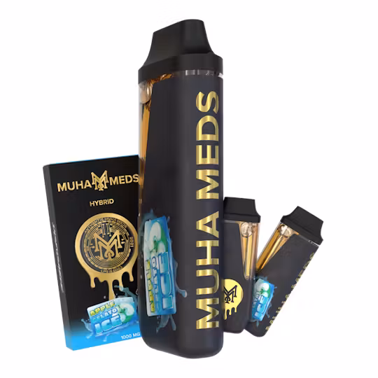 Apple Gelato Ice Disposable 1000MG | Premium Muha Meds Vape Apple Gelato Ice Disposable 1000MG