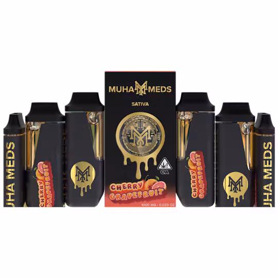 Cherry Grapefruit Disposable 1000MG | Muha Meds Sativa Cherry Grapefruit Disposable 1000MG