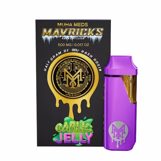 Garlic Jelly Hash Rosin Disposable | Muha Meds Vape Garlic Jelly Hash Rosin Disposable