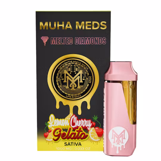 Lemon Cherry Gelato Melted Diamonds Disposable | Muha Meds Lemon Cherry Gelato Melted Diamonds Disposable