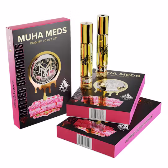 Razzle Dazzle Melted Diamonds Cart | Premium Muha Meds Vape Razzle Dazzle Melted Diamonds Cart